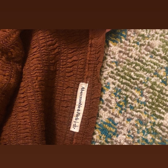 Abercrombie & Fitch Brown Crop Tank / Size Large - Picture 3 of 3